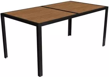 Mojawo Gartentisch Holzoptik 150x80cm (PSPC)