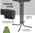 Trutzholm Stehtisch klappbar, Stahl, anthrazit, Ø70cm, 110cm (8951)