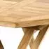 VCM Klapptisch achteckig Teakholz, Ø 60cm (96227948-0)