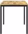 vidaXL Gartentisch weiß und schwarz 70x68,5x75cm (901756)