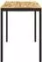 vidaXL Gartenbar-Tisch weiß und schwarz 141x80,5x105cm