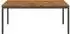 vidaXL Gartentisch natur und kaffee 147x88,5x75cm (901324)