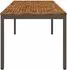 vidaXL Gartentisch natur und kaffee 147x88,5x75cm (901324)