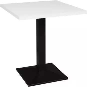 M&auml;usbacher Big Bistro Metall Bistrotisch 70x70cm, wei&szlig; matt (75215)