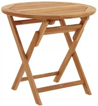 Brafab Turin Gartentisch klappbar, Teakholz, rund Ø80cm (1904)