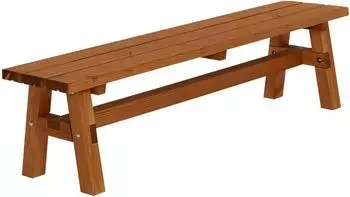 Plus A/S Country Plankentisch 177cm, teak (Kiefer/Fichte)