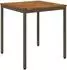 vidaXL Gartentisch natur und kaffee 70x68,5x75cm