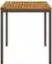 vidaXL Gartentisch natur und kaffee 70x68,5x75cm