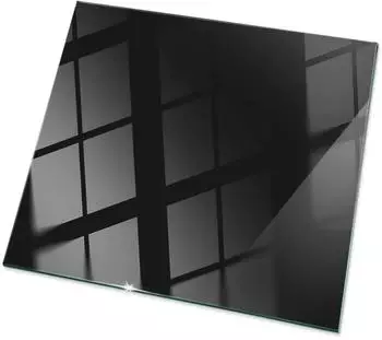 Tulup Tischplatte Glas quadratisch schwarz 50x50cm (010010820010000019080)