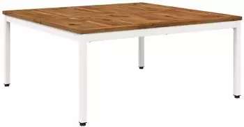 vidaXL Couchtisch massives Akazienholz, rustikal