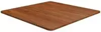 vidaXL Tischplatte Quadratisch Dunkelbraun 70x70x1,5cm Eiche Behandelt