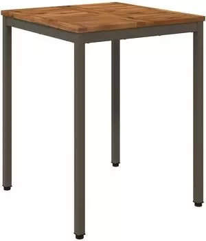 vidaXL Gartentisch Akazie Massivholz 60x60,5x75cm (901306)