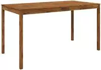 vidaXL Gartenbar-Tisch Natur 196 x 100 x 105 cm Massivholz Akazie