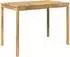 vidaXL Gartenbar-Tisch weiß 147x88,5x105cm Akazien-Massivholz