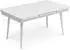Idimex Sunny Gartentisch ausziehbar 150-200cm, weiß, Aluminium (800000613476)