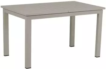 Brafab Lomma Ausziehtisch Aluminium khaki 128-192x80cm
