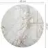 Tulup Tischplatte ESG Glas, rund, dezente Marmoradern, ⌀60cm (010010820110000268047)