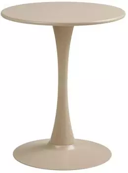 ebuy24 Meja Caf&eacute;tisch rund &Oslash;60cm, taupe (46-7501185)