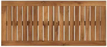 vidaXL Tischplatte rechteckig Akazienholz massiv 80,5x35x2cm