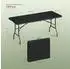 Woltu Klapptisch 180x74cm, HDPE+Metall, schwarz (W0UETT0977)