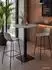 Mäusbacher Big Bistro Metall Bistrotisch rund Ø70cm, pine grün matt, H105cm (72607149-0)
