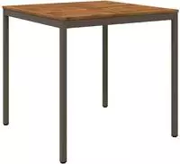 vidaXL Gartenbar-Tisch NAARDEN Natur und Kaffee 110 x 108,5 x 105 cm