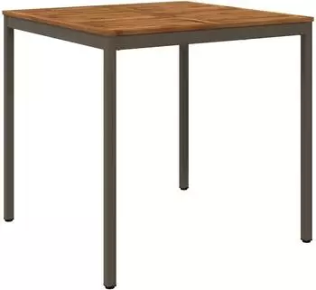 vidaXL Gartenbar-Tisch Akazienholz natur/kaffee 110x108,5x105cm (901345)
