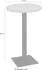 Mäusbacher Big Bistro Metall Bistrotisch rund Ø70cm, H105cm, kreidegrau matt