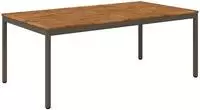 vidaXL Gartentisch Natur und Kaffee 196 x 100,5 x 75 cm