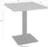 Mäusbacher Big Bistro Metall Bistrotisch 70x70cm, Asteiche/schwarz matt