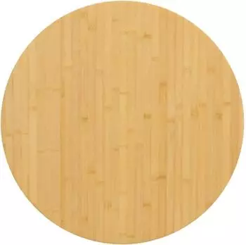 vidaXL Tischplatte &Oslash;70x4cm Bambus (352689)
