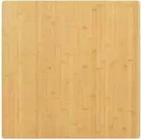 vidaXL Tischplatte 90x90x1,5 cm Bambus