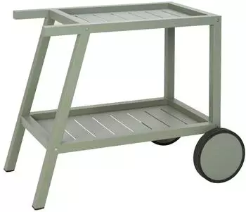 Brafab Samvaro Servierwagen Aluminium, dusty green (86x49x69cm)