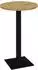 Mäusbacher Big Bistro Metall Bistrotisch rund Ø70cm, H105cm, asteiche/schwarz matt (65803416-0)