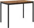 vidaXL Gartenbar-Tisch natur und schwarz 147x88,5x105cm (901349)