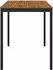 vidaXL Gartenbar-Tisch natur und schwarz 147x88,5x105cm (901349)