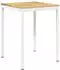 vidaXL Gartenbar-Tisch weiß 80x80,5x105cm Massivholz Akazie (901777)