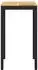 vidaXL Gartenbar-Tisch Akazie weiß/schwarz 60x60,5x105cm (901772)