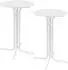 Trutzholm Stehtisch klappbar, 2er-Set, Ø70cm, 110cm, Stahl, weiß (8950901)