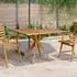 vidaXL Gartentisch quadratisch 110x110x75cm Akazien-Massivholz (367837)