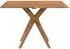 vidaXL Gartentisch quadratisch 110x110x75cm Akazien-Massivholz (367837)