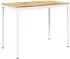 vidaXL Gartenbar-Tisch weiß 141x80,5x105cm Akazien-Massivholz (901783)