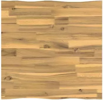 vidaXL Tischplatte Akazienholz quadratisch wei&szlig; 40x40x3,5cm
