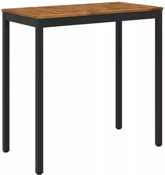 vidaXL Gartenbar-Tisch natur und schwarz 108,5x55x105cm (901340)
