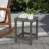 Outsunny Outdoor-Beistelltisch HDPE, rechteckig, grau, 48x37x46cm