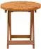 vidaXL Bistrotisch natur Ø45x45cm Akazien-Massivholz