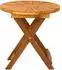 vidaXL Bistrotisch natur Ø45x45cm Akazien-Massivholz