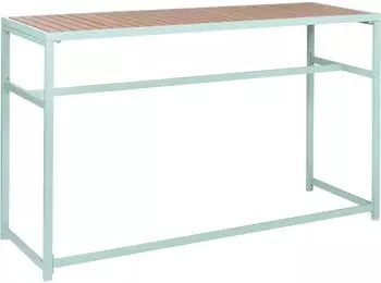 Beliani Avetrana Garten-Bartisch 150x50cm, hellgr&uuml;n (AVETRANA)