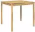 vidaXL Gartenbar-Tisch weiß, Akazien-Massivholz, 110x108,5x105cm