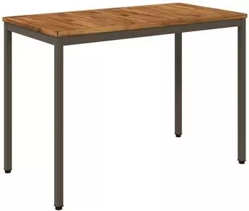 vidaXL Gartentisch natur und kaffee 108,5x55x75cm (901315)